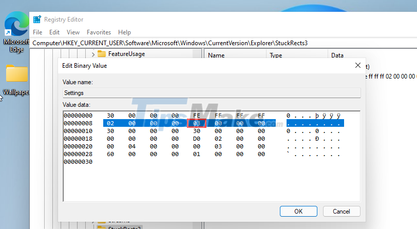 How to change the position of the Taskbar on Windows 11 Picture 5