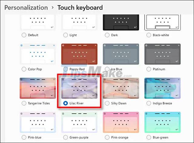 How to change the theme and background color of the Windows 11 virtual  keyboard