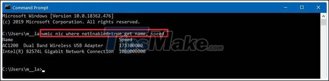 How to check the speed of the network card on Windows 10 Picture 6