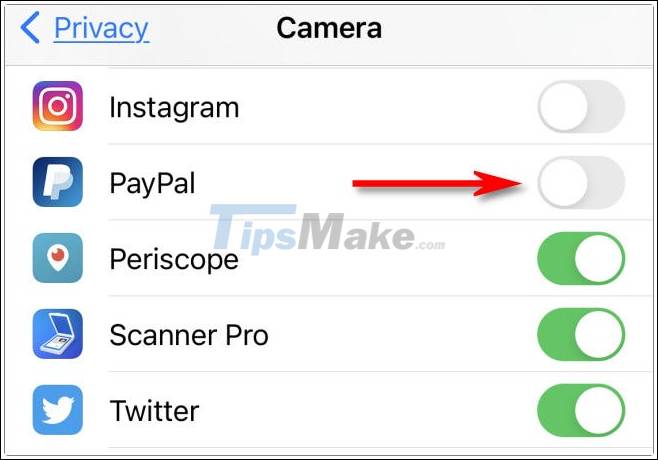 How to check which apps are accessing the camera on iPhone Picture 5