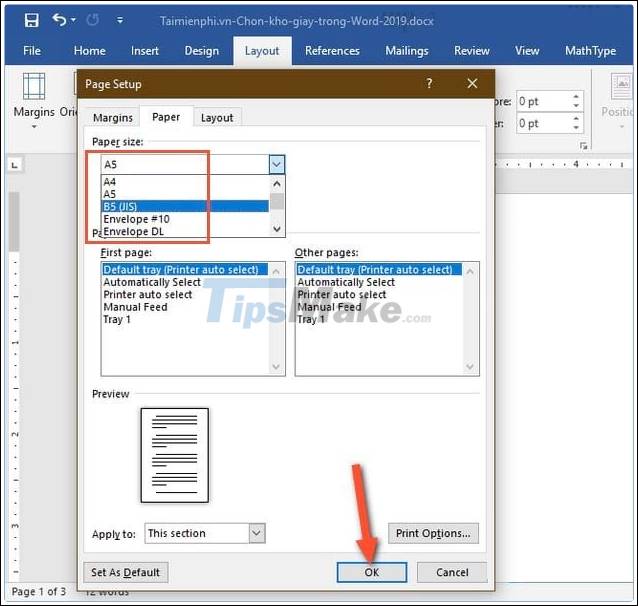 how-to-choose-a-paper-size-in-word-2019