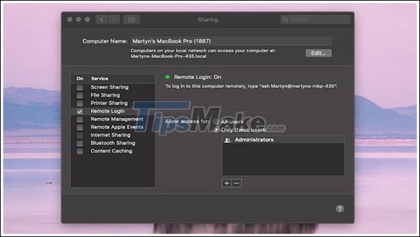 How to control the Macbook remotely Picture 6