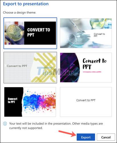 How to convert and export Word document files into PowerPoint presentations Picture 3