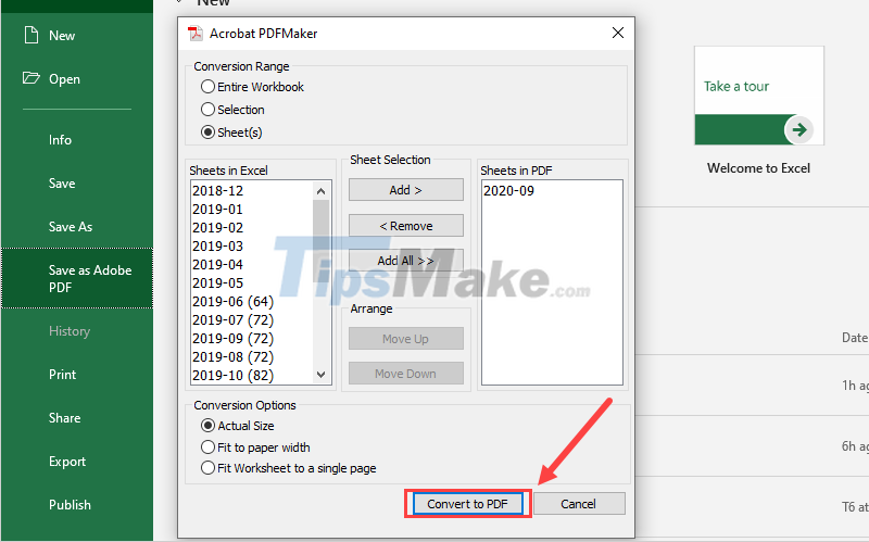 How to convert Excel to PDF keeping the formatting Picture 8