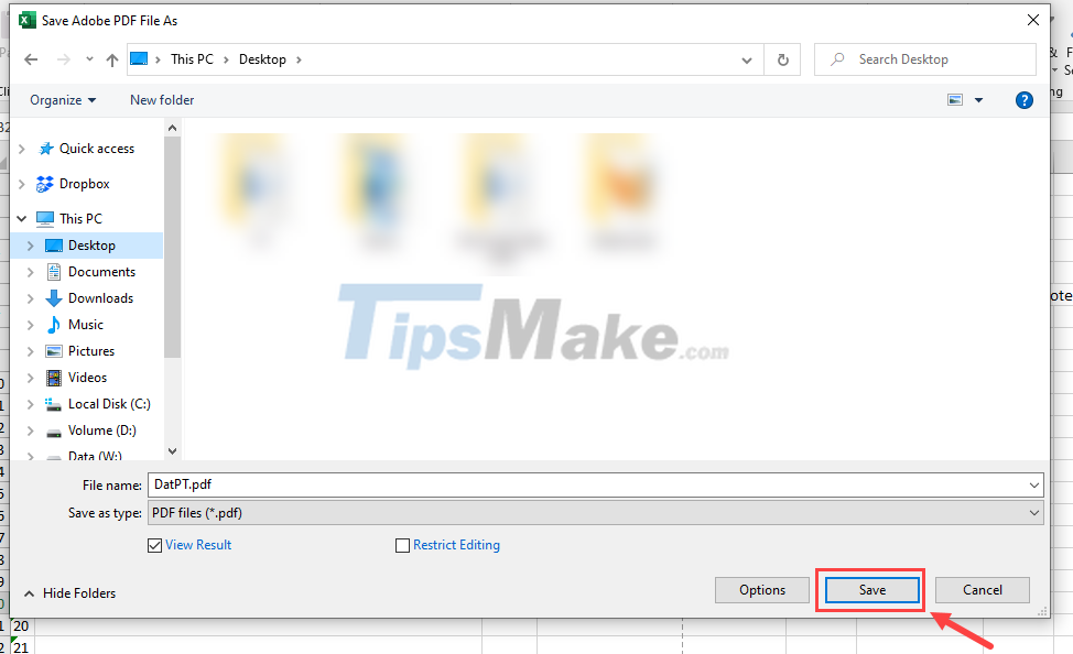 How to convert Excel to PDF keeping the formatting Picture 9