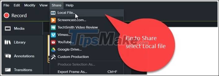 How to create animations from videos using Camtasia software Picture 5