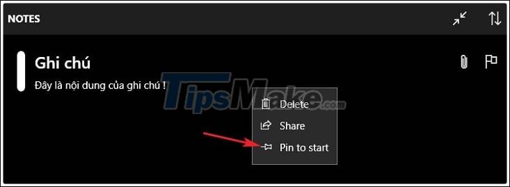 How to create notes in Action Center in Windows 10 Picture 11