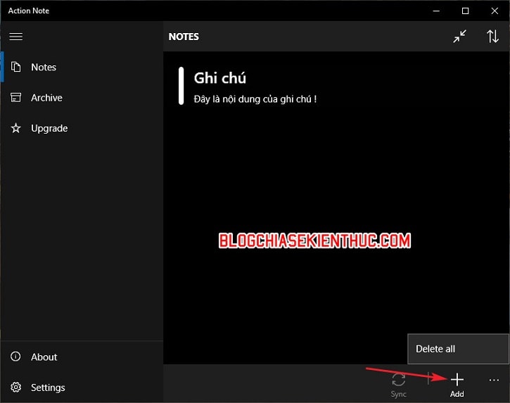How to create notes in Action Center in Windows 10