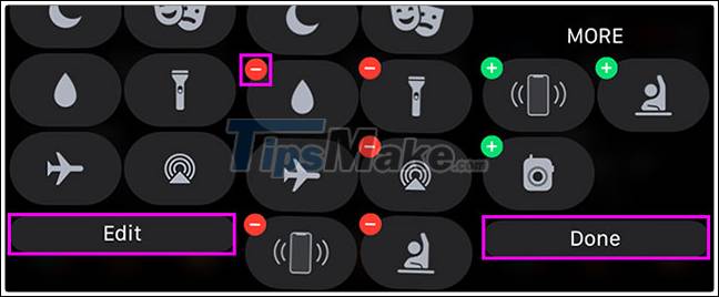 How to customize the Control Center Apple Watch Picture 4