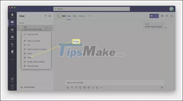 How to delete a chat in Microsoft Teams Picture 5
