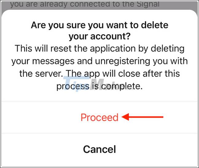How to delete Signal account Picture 9