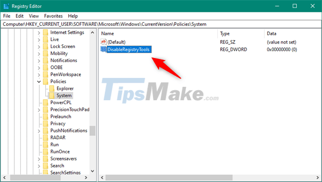 How to disable Windows Registry on Windows 10 Picture 6