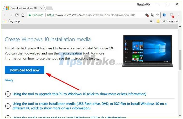 How to download a Windows installer, Office directly from Microsoft Picture 17