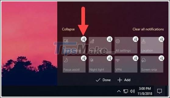 How to edit the Action Center button in Windows 10 Picture 4
