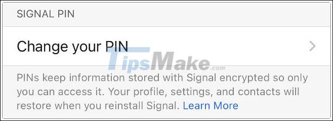 How to enable Registration Lock in Signal Picture 5