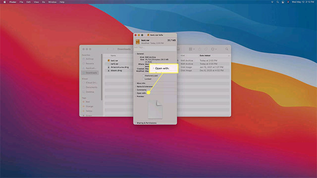 How to extract, open RAR files on Mac Picture 10