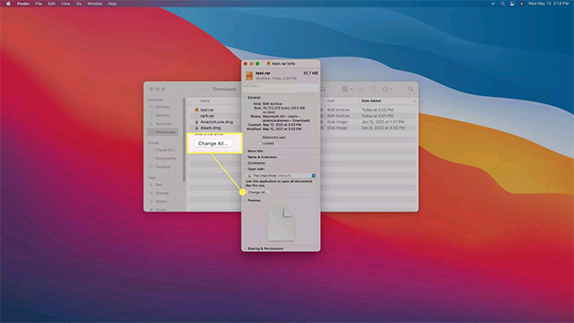How to extract, open RAR files on Mac Picture 12
