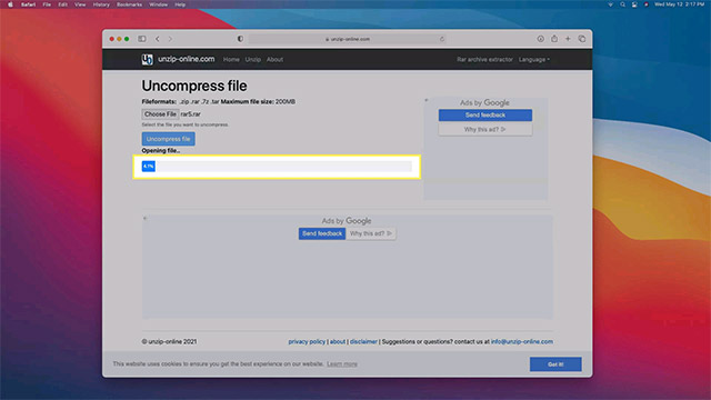 How to extract, open RAR files on Mac Picture 17