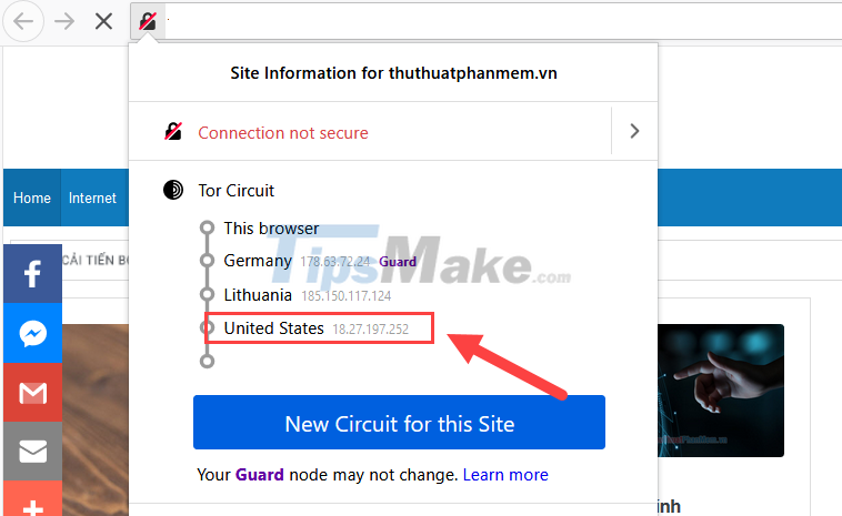 How to Fake IP USA, change IP to US or any other country nước Picture 7