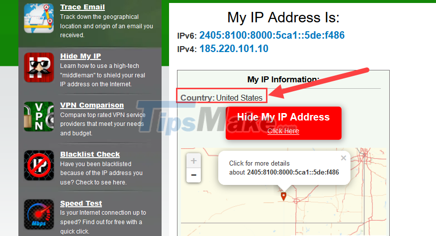 How to Fake IP USA, change IP to US or any other country nước Picture 8