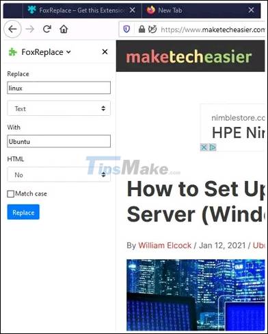 How to find and replace text in Chrome and Firefox Picture 4