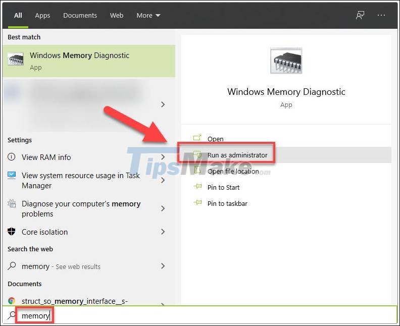 How to find memory errors using Memory Diagnostic Tool Picture 1