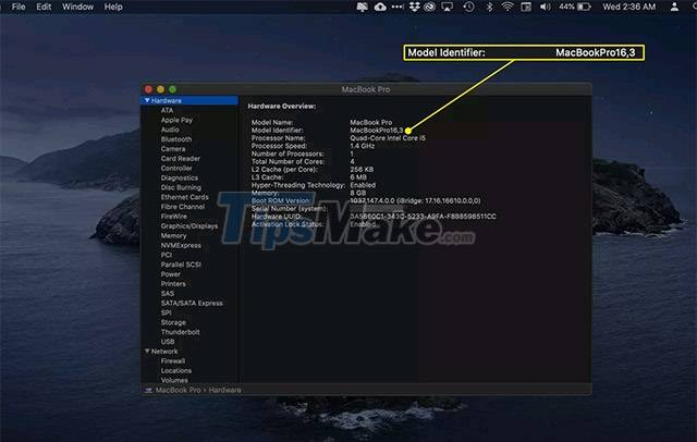 How To Find Model Number For MacBook
