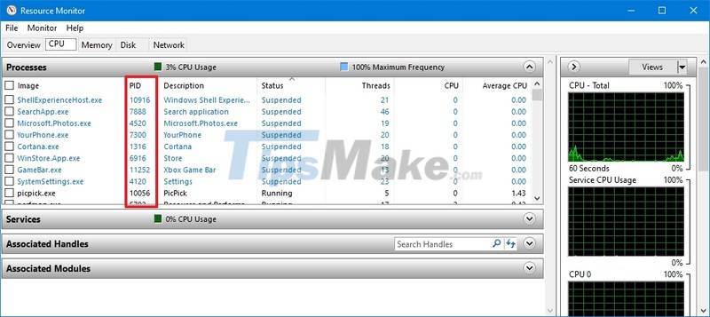 How to find the Process ID of the application on Windows 10 Picture 3