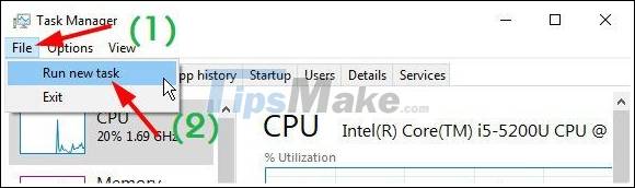How to fix a computer with a black screen that cannot access Windows Picture 2