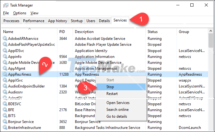 How to fix a computer with a black screen that cannot access Windows Picture 6