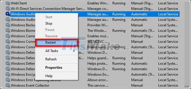 How to fix sound errors on Windows 10 Picture 11