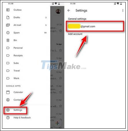 How to fix the error of not receiving mail on the phone Picture 4