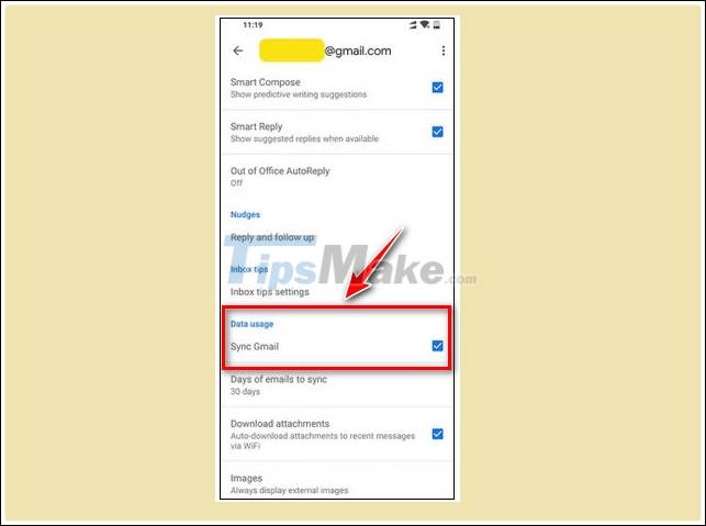 How to fix the error of not receiving mail on the phone Picture 5