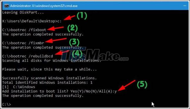 How to fix the error The computer starts up with BCD, Winload.efi or Winload.exe errors Picture 6