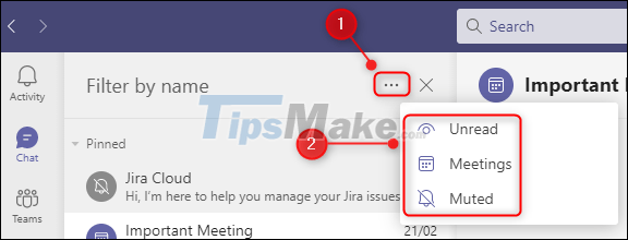 How to hide or pin and filter chats in Microsoft Teams Picture 7