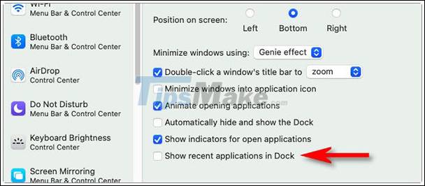 How to hide recent apps in the Mac Dock bar Picture 3