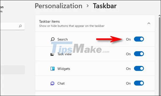 How to hide the search button on the Windows 11 taskbar Picture 4