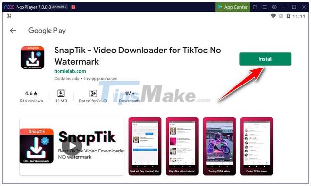 How to install and use SnapTik on a computer Picture 8
