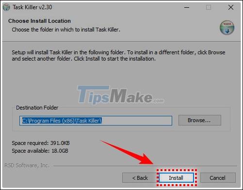 How to install and use Task Killer on the computer Picture 5