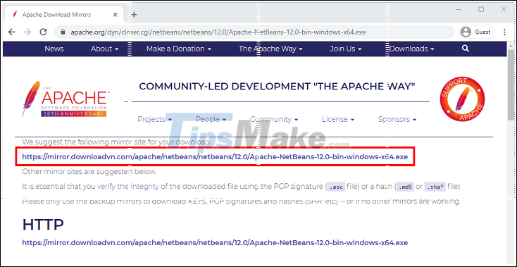 How To Install Apache Netbean On Windows 10