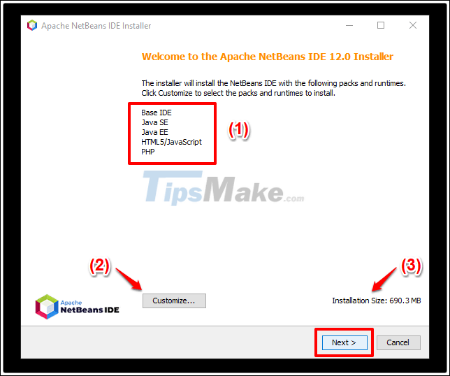 How to install Apache Netbean on Windows 10 Picture 5