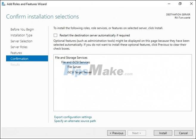 How to install iSCSI Target on Windows Server 2019 Picture 8