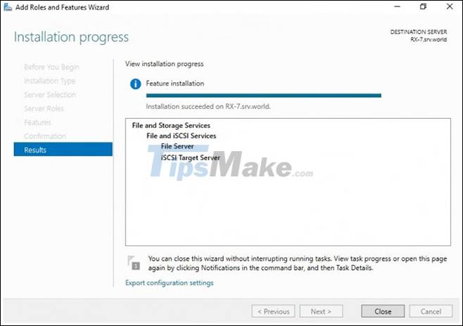 How to install iSCSI Target on Windows Server 2019 Picture 9