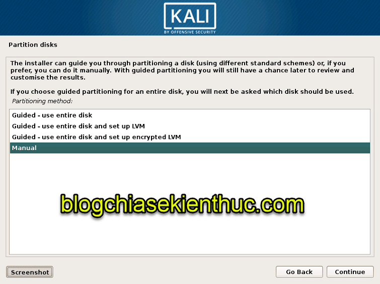 How to install Kali Linux running Dual Boot with Windows