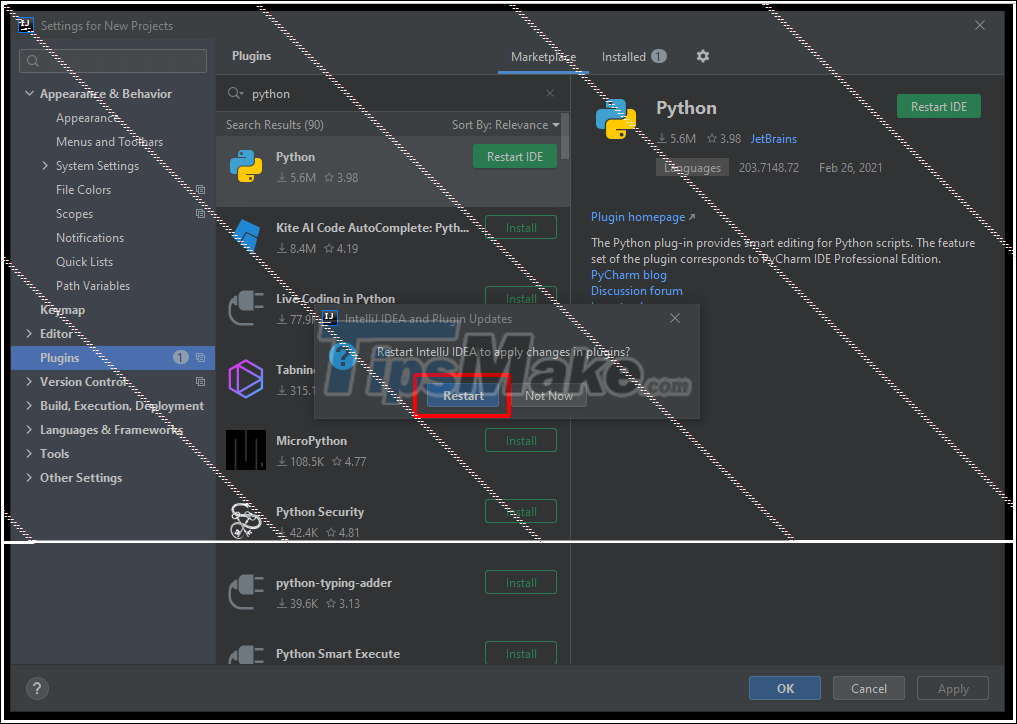 How To Install Python Plugin To Be Able To Execute Python Programming On Intellij