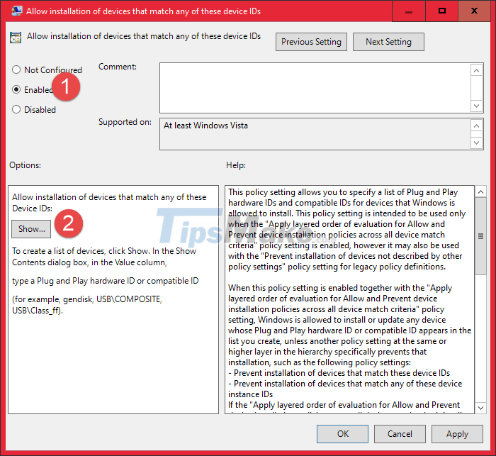 How to limit USB plugged into computer (only accept authorized USB)