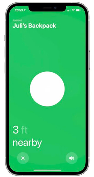 How to locate AirTag correctly on iPhone 11 and iPhone 12 Picture 3