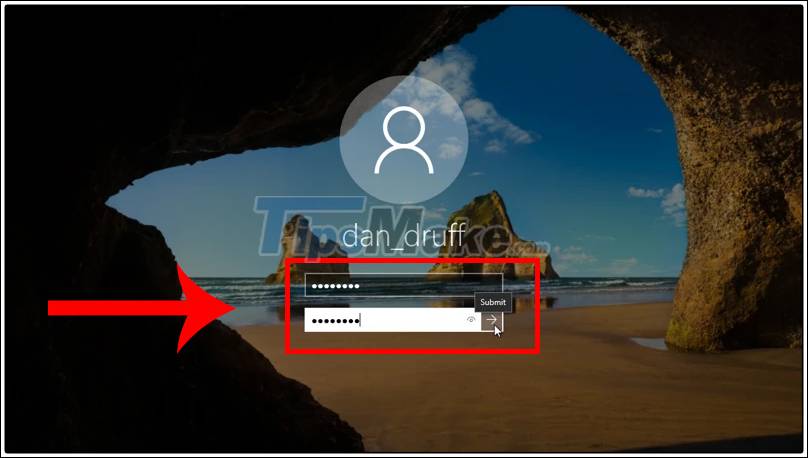 How to open a computer when forgetting password Windows 10 Picture 11