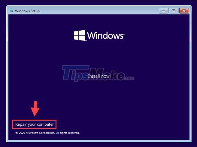 How to open Command Prompt during Windows installation - TipsMake.com