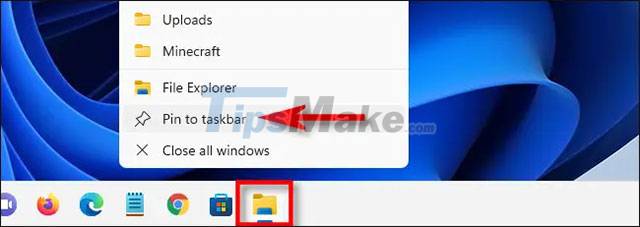 How to Pin File Explorer to Taskbar in Windows 11 Picture 2